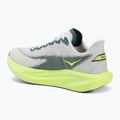 Women's running shoes HOKA Mach 7 frost/neon yuzu 3