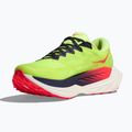 Women's running shoes HOKA Rocket X Trail neon yuzu/neon flame 2
