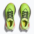 Women's running shoes HOKA Rocket X Trail neon yuzu/neon flame 7