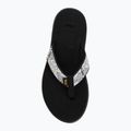 Women's flip-flops Teva Voya enchanted forest black/white 5