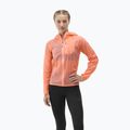 Women's running jacket HOKA Skyflow neon cantaloupe
