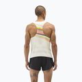 Men's running top HOKA Race Day Singlet alabaster flare 3