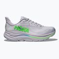 Men's running shoes HOKA Clifton 10 Wide ash grey/neon green 3