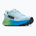Women's running shoes HOKA Challenger 8 glimmering blue/tart apple