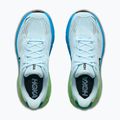 Women's running shoes HOKA Challenger 8 glimmering blue/tart apple 5