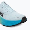 Women's running shoes HOKA Challenger 8 glimmering blue/tart apple 7