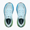 Women's running shoes HOKA Challenger 8 Wide glimmering blue/tart apple 5