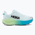 Women's running shoes HOKA Challenger 8 Wide glimmering blue/tart apple 2
