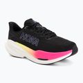 Men's running shoes HOKA Mach X 3 black/neon nebula