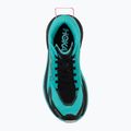 Women's running shoes HOKA Mafate 5 black/electric aqua 5