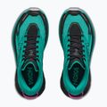Women's running shoes HOKA Mafate 5 black/electric aqua 8