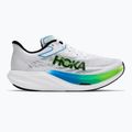 Running shoes HOKA Rocket X 3 frost/electric lime 2