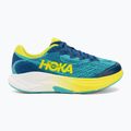 Children's running shoes HOKA Rincon 4 electric aqua/neon hoka citrus 2