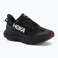 Women's running shoes HOKA Challenger 8 GTX black/varsity burgundy