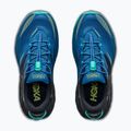 Children's running shoes HOKA Speedgoat 7 black/night glow blue 8