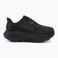 Women's running shoes HOKA Clifton 11 X-Wide black/black 2