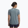 Women's training T-shirt Under Armour Tech Twist jasper blue/white 2