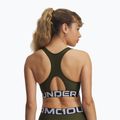 Training bra Under Armour HG Authentics Mid Branded expedition green/white 2