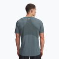 Men's training T-shirt Under Armour Vanish Seamless jasper blue/white 2