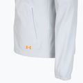 Women's running jacket Under Armour Outrun The Storm halo gray/squad orange 4