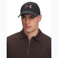 Men's baseball cap Under Armour Blitzing Low Brushed galaxy black/sierra taupe 3