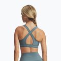 Training bra Under Armour Crossback Mid jasper blue/serpentine 2