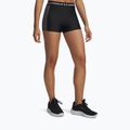 Women's training shorts Under Armour HeatGear Rib Shorty black/castlerock/white