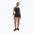 Women's training shorts Under Armour HeatGear Rib Shorty black/castlerock/white 2