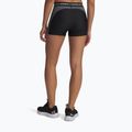 Women's training shorts Under Armour HeatGear Rib Shorty black/castlerock/white 3