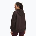 Women's sweatshirt Under Armour Icon Fleece Hoodie kona brown/white 2
