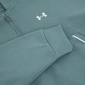 Women's sweatshirt Under Armour Rival Fleece Piped HZ Hoodie jasper blue/white 6