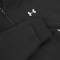 Women's sweatshirt Under Armour Rival Fleece Piped HZ Hoodie black/white 5