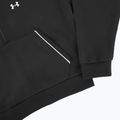 Women's sweatshirt Under Armour Rival Fleece Piped HZ Hoodie black/white 6