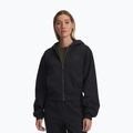 Women's training sweatshirt Under Armour Icon Vida Fleece FZ black/black