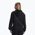Women's training sweatshirt Under Armour Icon Vida Fleece FZ black/black 2