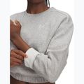 Women's sweatshirt Under Armour Rival Fleece Piped Crew mod gray light heather/white 3