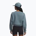 Women's sweatshirt Under Armour Rival Fleece Piped Crew jasper blue/white 2