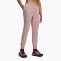 Women's training trousers Under Armour Sport High Rise Woven tourmaline pink/maroon mist