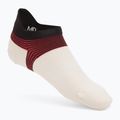 Men's Under Armour Dry Run Lite No Show Socks 3 pairs stone/racer red/reflective 2