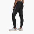 Women's leggings Under Armour HeatGear Rib black/castlerock/white 3