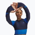 Women's training longsleeve Under Armour HeatGear Rib 1/4 Zip washed navy/blue atlantis/blue atlantis 3