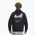 Men's sweatshirt Under Armour Rival Fleece HBR Logo Hoodie black/white 2