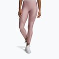 Women's leggings Under Armour HeatGear Rib tourmaline pink/tourmaline pink/white