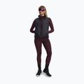 Women's training leggings Under Armour ColdGear Textured dark maroon/fuchsia dusk/white 2