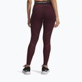Women's training leggings Under Armour ColdGear Textured dark maroon/fuchsia dusk/white 3