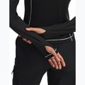 Women's training longsleeve Under Armour ColdGear Textured 1/2 Zip black/white/metalic silver 4