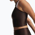 Woman's training top Under Armour Motion Shine Tank kona brown/black 3