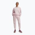 Women's trousers Under Armour Rival Fleece prime pink light heather/prime pink 2