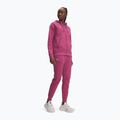 Women's trousers Under Armour Rival Fleece dark maroon/white fuchsia dusk/white 2