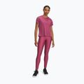 Women's leggings Under Armour Tech Wordmark Tape fuchsia dusk/black/white 2